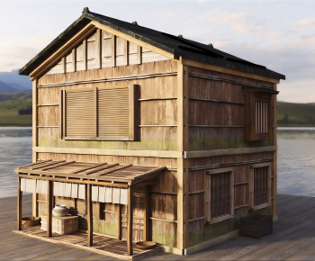 New Chinese Style Building Appearance-ID:855547901