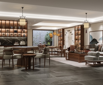 New Chinese Style Tea House-ID:376077896