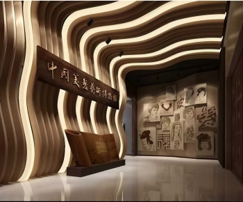 Modern Exhibition Hall-ID:155463938