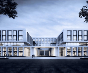 Modern Building Appearance-ID:649585014
