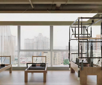 Modern Home Fitness Room-ID:916960954