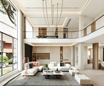 Modern A Living Room-ID:811624054