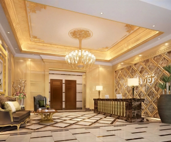 Modern Office Reception Desk-ID:983947996