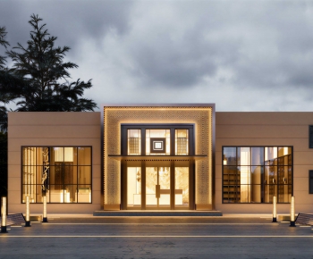 New Chinese Style Appearance Of Commercial Building-ID:721819476