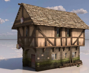 Modern Cartoon House-ID:648427968