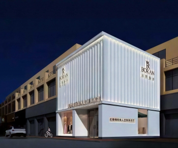 Modern Facade Element-ID:834498882