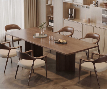 Modern Dining Table And Chairs-ID:995188003