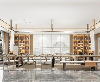 New Chinese Style Teahouse Tea House-ID:165842069