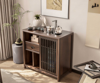 New Chinese Style Side Cabinet-ID:670653104