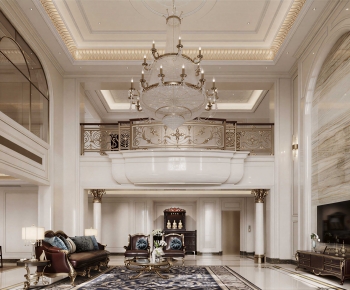 European Style A Living Room-ID:783086069