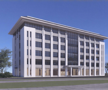 Modern Appearance Of Commercial Building-ID:804878954