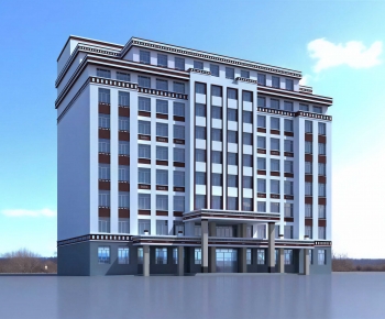 Modern Appearance Of Commercial Building-ID:608185051