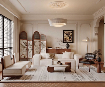 French Style A Living Room-ID:530857095