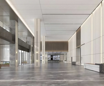 Modern Office Elevator Hall-ID:212408072