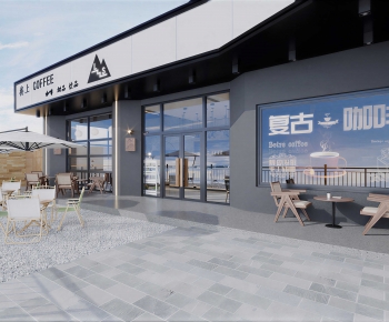 Modern Facade Element-ID:956765897