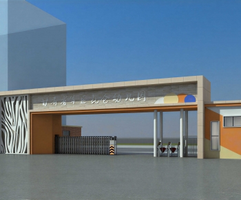 Modern Facade Element-ID:670392991