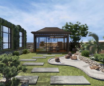 Chinese Style Courtyard/landscape-ID:733716962