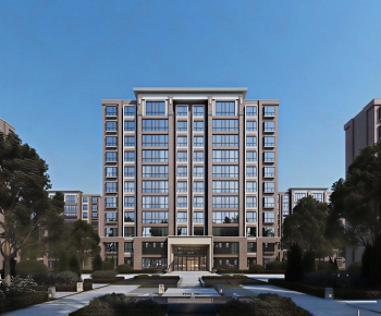 Modern Residential Building-ID:424170972