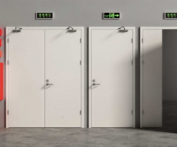 Modern Fire Door-ID:602541091