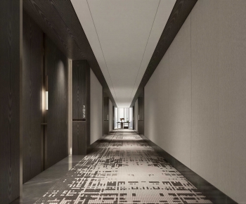 New Chinese Style Corridor-ID:472354896