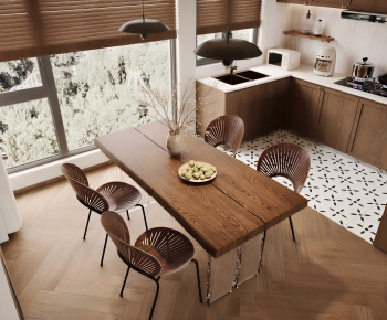 Modern Dining Table And Chairs-ID:593911897