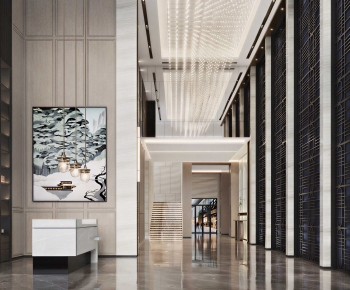 New Chinese Style Lobby Hall-ID:144881014