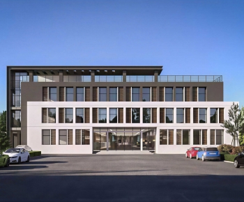 Modern Appearance Of Commercial Building-ID:568939923