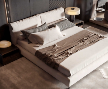 Modern Double Bed-ID:289962054