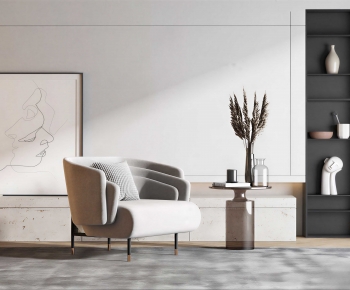Modern Single Sofa-ID:176758053