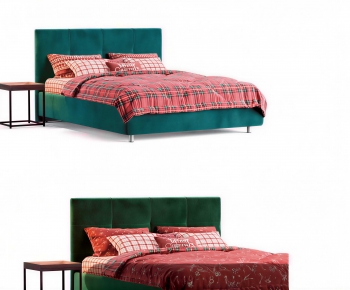 Modern Double Bed-ID:645051065