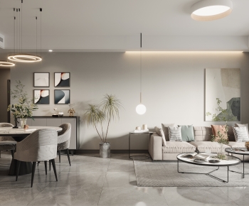 Modern A Living Room-ID:381419907