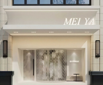 Modern Facade Element-ID:733891961