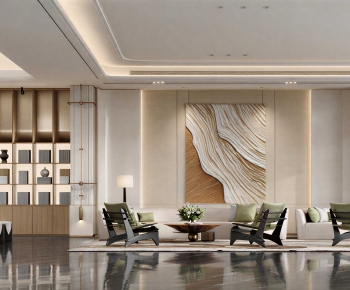 Modern Office Reception Desk-ID:888259891