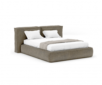 Modern Double Bed-ID:599989942