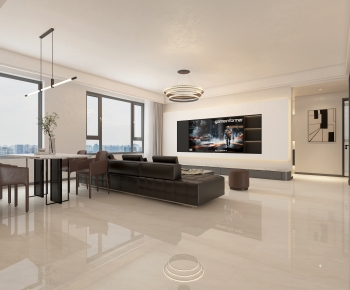 Modern A Living Room-ID:732484108