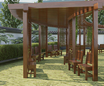 New Chinese Style Courtyard/landscape-ID:739178905
