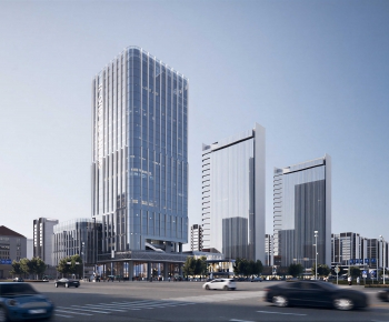 Modern Appearance Of Commercial Building-ID:640851022
