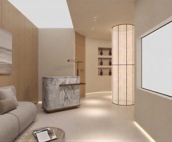 Modern A Living Room-ID:672245981