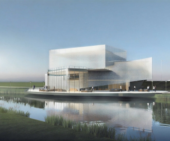 Modern Appearance Of Commercial Building-ID:565236094