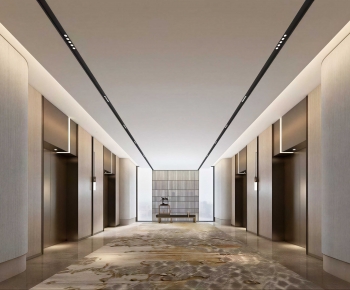 Modern Corridor Elevator Hall-ID:948469623