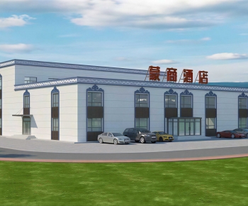 Modern Building Appearance-ID:821168908