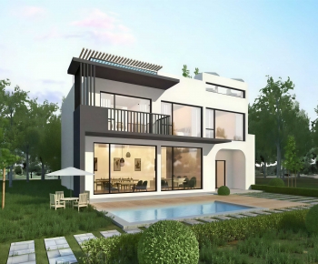 New Chinese Style Detached Villa-ID:368694072
