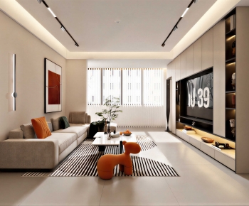 Modern A Living Room-ID:387013914