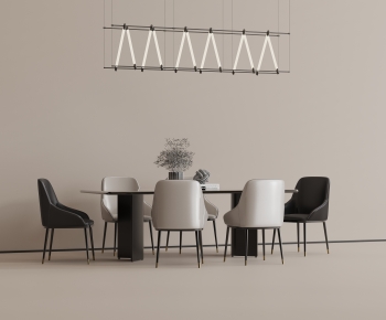 Modern Dining Table And Chairs-ID:250447037
