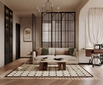 French Style A Living Room-ID:112139944