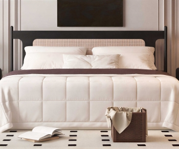 Modern Double Bed-ID:778229007