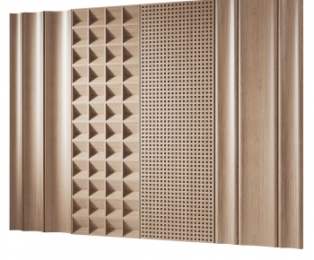Modern Wooden Screen Partition-ID:500719559