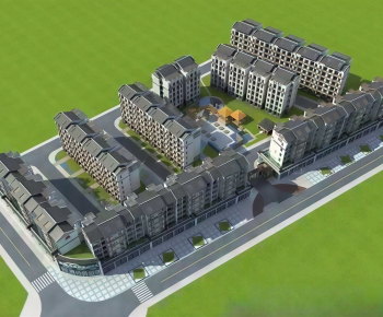 Modern Architectural Bird's-eye View Planning-ID:164267065