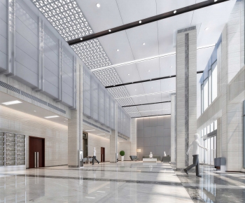 Modern Office Reception Desk-ID:258500618