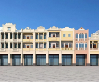 Modern Appearance Of Commercial Building-ID:571733001